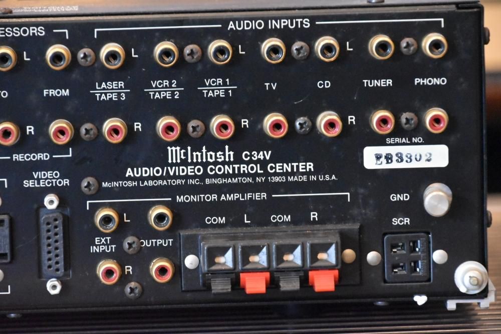 McIntosh C34V プリアンプ完売 - 鹿児島オーディオ