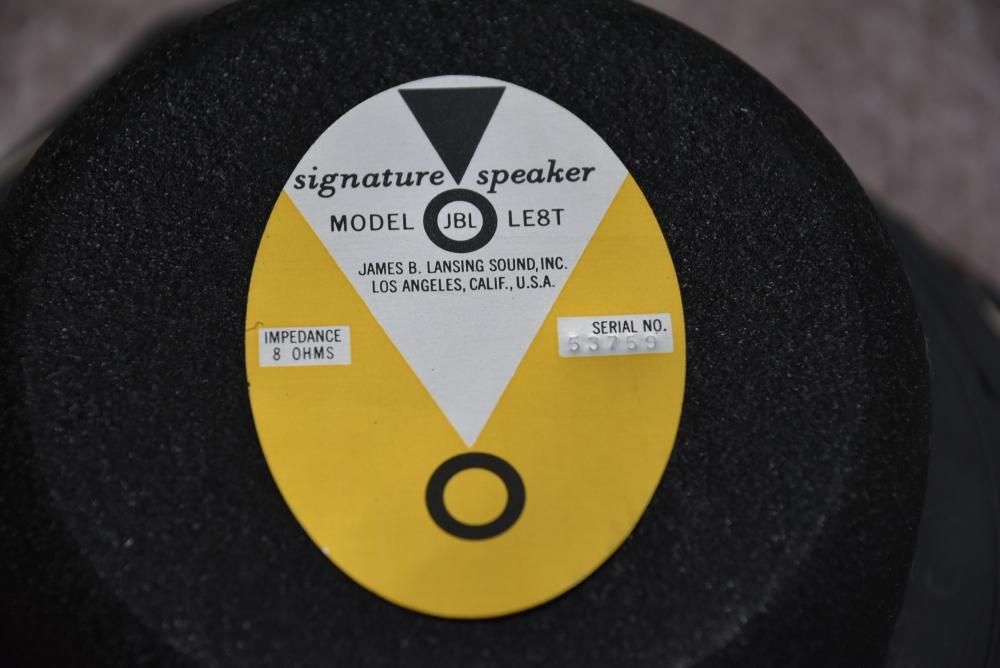 ♪JBL LE8T/SP-95 バスレフ組格子箱入り