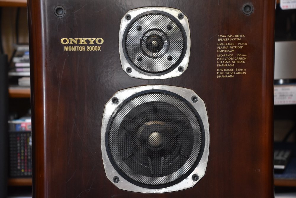 ONKYO Monitor 2000X エッジ新品張替え済み完売 - 鹿児島オーディオ