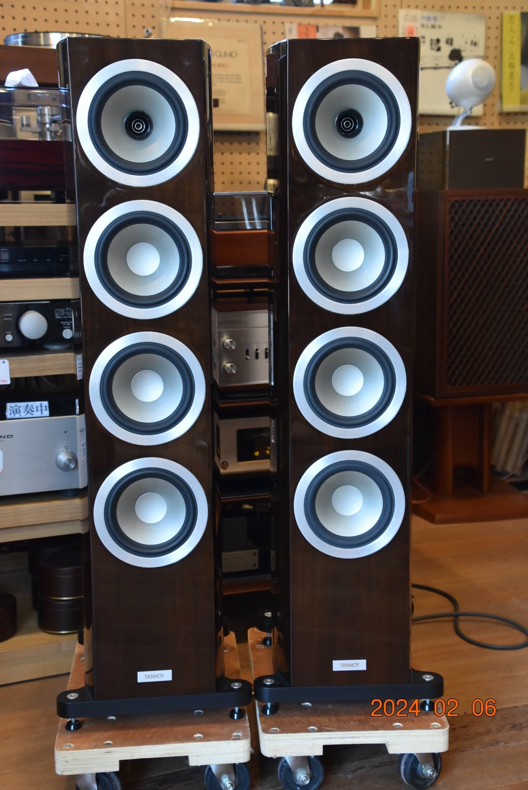 TANNOY Precision 6.4ダークウォールナット 極上品 - 鹿児島オーディオ