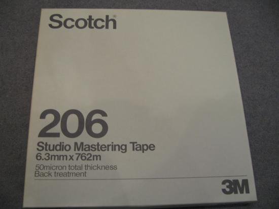 3m scotch 人気 206 スタジオ用マスタリングテープ