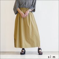 sim(スィーム) 裾スリットスカート 110-66017 11 ベージュ