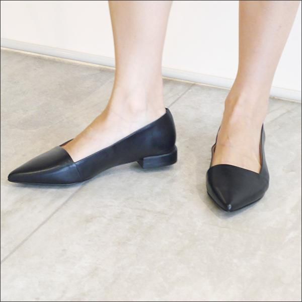 SEPT STORE (セプトストア) レザーローヒールパンプス S4533