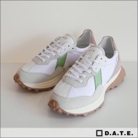 D.A.T.E.(デイト) VETTA レザースニーカー VETTA COLORED WHITE-PINK