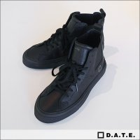 D.A.T.E.(デイト) サイドゴアハイカットスニーカー SONICA HIGH Total Black