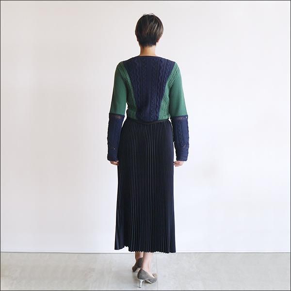 EZUMi(エズミ) クロシェニットワンピース YEAW22KT03 NAVY EZUMi(エズミ) クロシェニットワンピース YEAW22KT03 NAVY