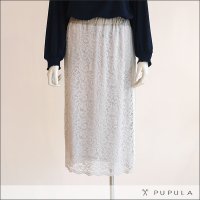 PUPULA(ププラ) レーススカート 127207 32