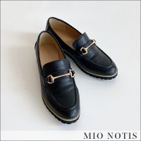 MIO NOTIS (ミオノティス) ローファー 673B BLACK