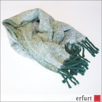 erfurt (エルフルト) 2トーンソフトウールマフラー E870006 47.green