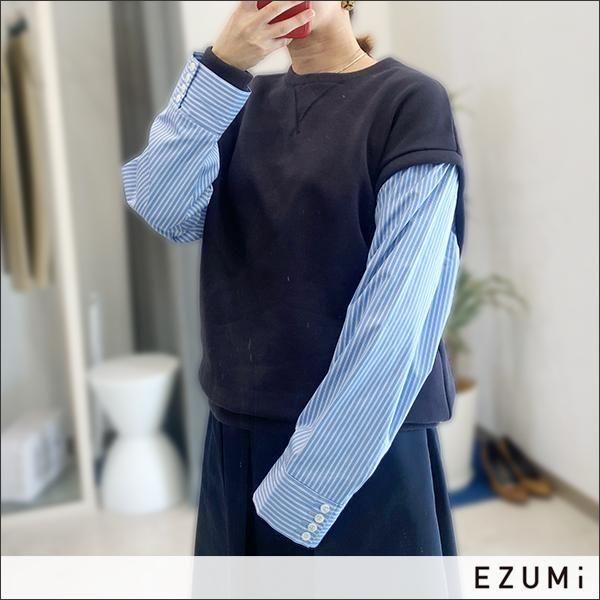 <img class='new_mark_img1' src='https://img.shop-pro.jp/img/new/icons15.gif' style='border:none;display:inline;margin:0px;padding:0px;width:auto;' />EZUMi() ĥ꡼֥å YEAW25CS03 Navy Stripe