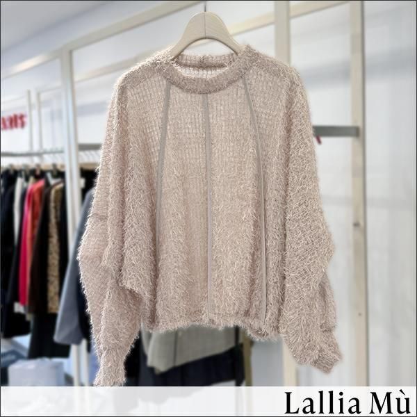 【未使用】Lallia MU ジャカードチュール プルオーバー トップス Lallia Mu | ジャガードチュールプルオーバー - ARISS online