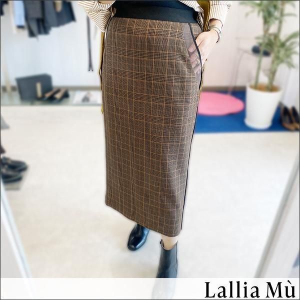 ダブルチェックタイトスカート | Lallia Mu - ARISS online shop