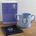 Wedgwood Jasperware/ウェッジウッドジャスパー/エリザベス女王シルバージュビリーラビングカップ/1977年製/