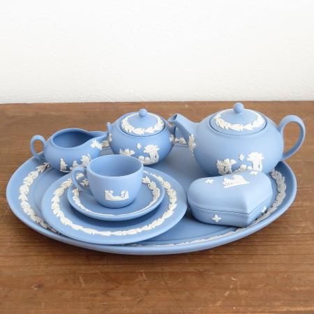 WEDGWOOD ジャスパーペールブルー セット - 食器