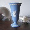 Wedgwood Jasperware Pale Bule Vase/ウェッジウッドジャスパーペールブルー花瓶<img class='new_mark_img2' src='https://img.shop-pro.jp/img/new/icons48.gif' style='border:none;display:inline;margin:0px;padding:0px;width:auto;' />