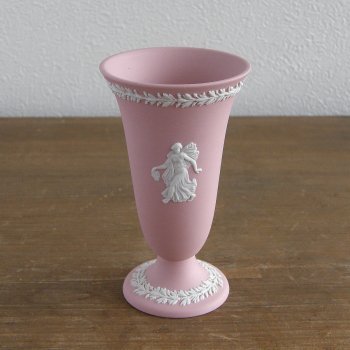 Wedgwood /ウェッジウッド ジャスパー/ピンク花瓶