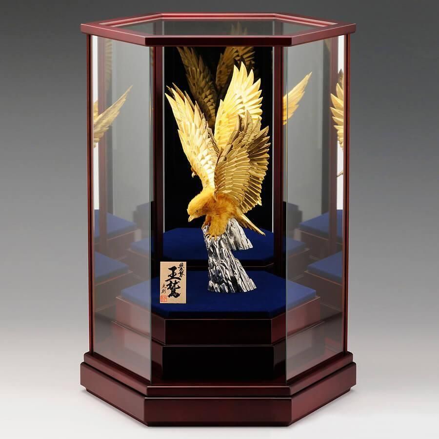 王鷲 Mサイズ｜純金/銀製ガラスケース - HIKARI GALLERY｜高級