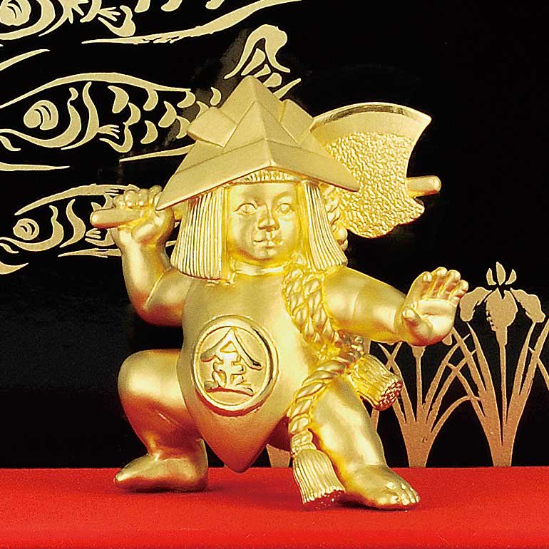純金製置物 金太郎 Sサイズ - HIKARI GALLERY 高級縁起物オンラインショップ