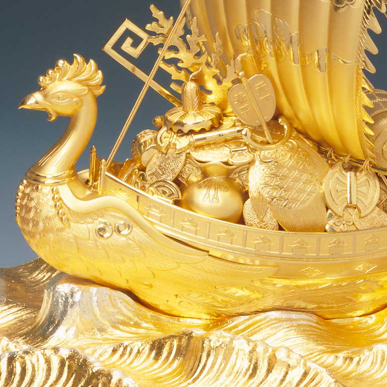 全国宅配無料 期間限定セール 金メッキ ゴールドの通販 ゴールド 宝船 