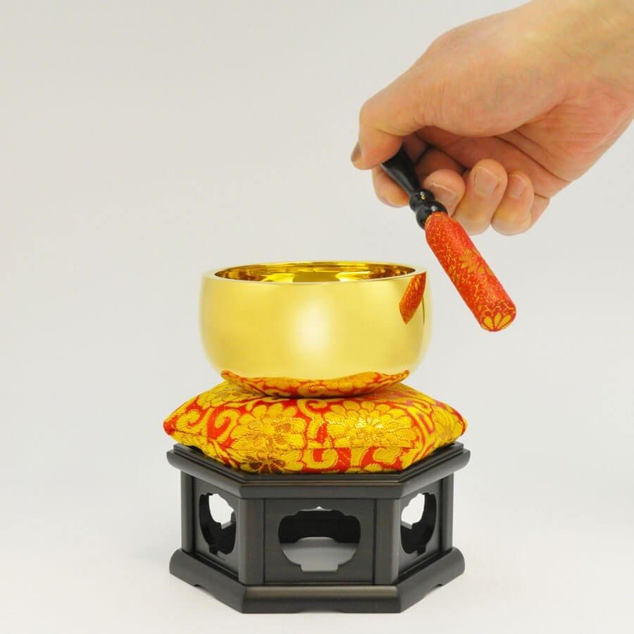 おりん3寸｜18金製仏具セット｜上川宗光作 - HIKARI GALLERY｜高級