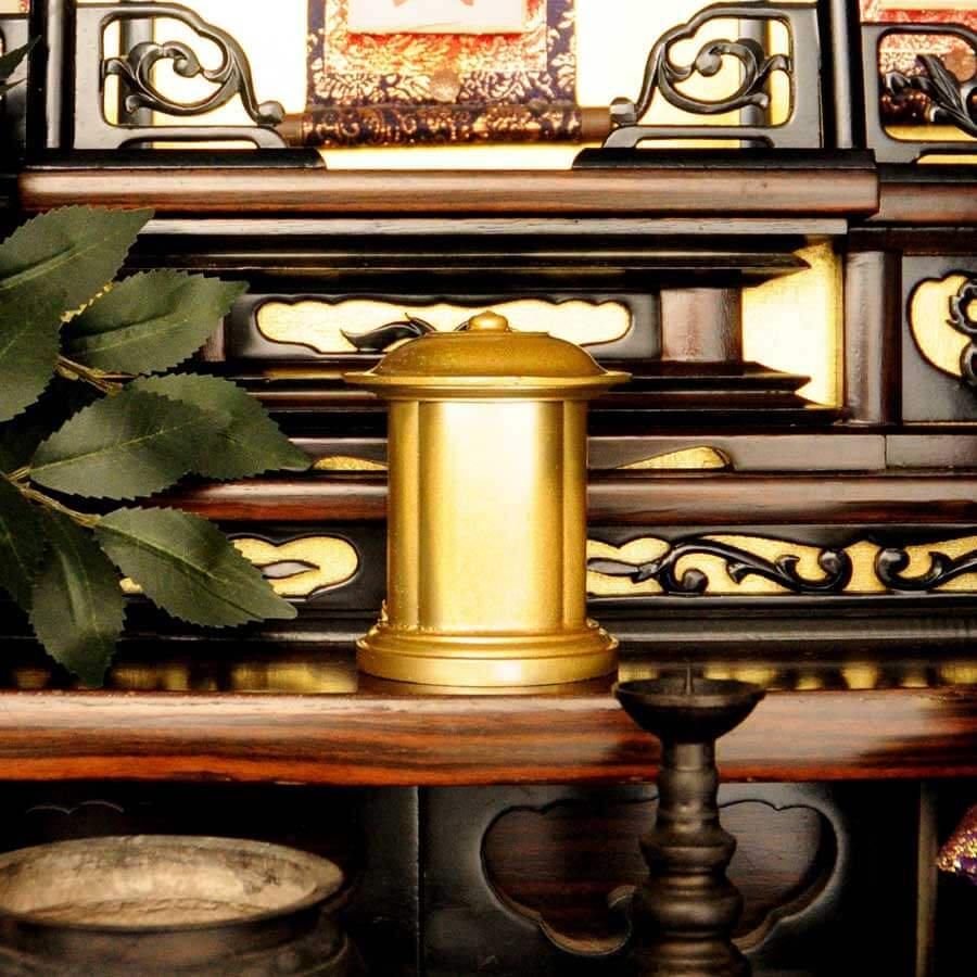 手元供養塔 厨子型｜純金製仏具 - HIKARI GALLERY｜高級縁起物