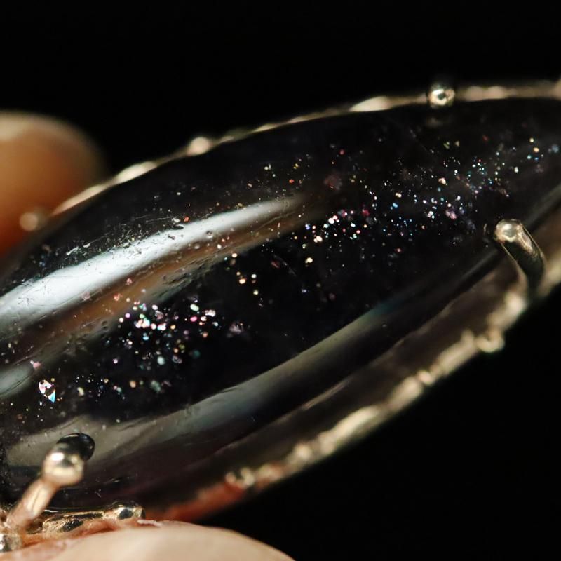 ツキボシ★非加熱アイオライトサンストーン★リング、ペンダントオーダー ツキボシ☆非加熱アイオライトサンストーン☆リング、ペンダント