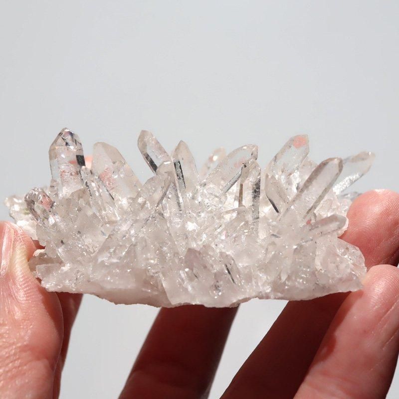 【 美品 高品質 】 水晶 クラスター スターブラリー ビジョンクオーツ ゼコ産水晶 クリアクォーツクラスター61◇スターブラリー