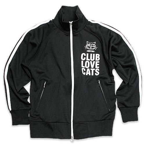 サイクルジャージ 猫デザイン Sサイズ 黒 (GSG)