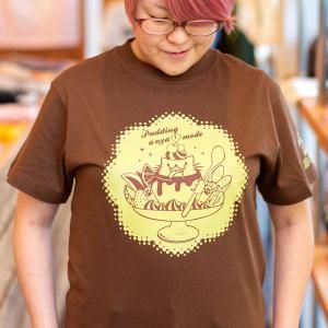 セール】351108：ねこずきんちゃんとクマ花畑刺繍 7分袖Tシャツ
