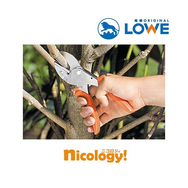 No.1104 オリジナルライオン-アンビル式 LOWE剪定鋏LS1104 - nicology（ニコロジィ）-農林作業を応援する専門販売サイト-