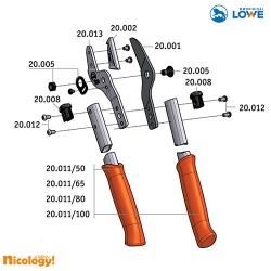 LOWE20080 オリジナルライオン 太枝剪定バサミ【80cm】