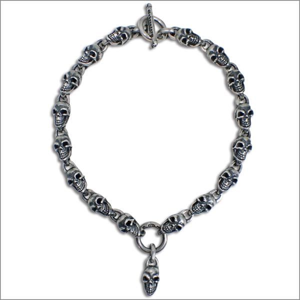 GABORATORY (ガボラトリー/ガボール) オール スカル リンク ネックレス