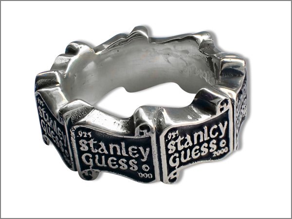 STANLEY GUESS (スタンリーゲス) ロゴ バンド リング - Freaks Market