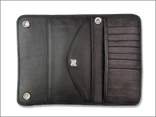 Stanley Guess クロスパッチロングウォレット STANLEY GUESS (スタンリーゲス) ロング 2 ボタン ウォレット w