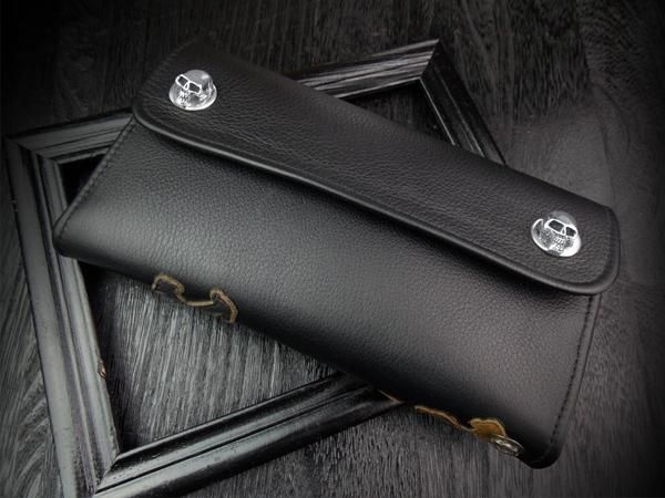 Stanley Guess クロスパッチロングウォレット STANLEY GUESS (スタンリーゲス) ロング 2 ボタン ウォレット w