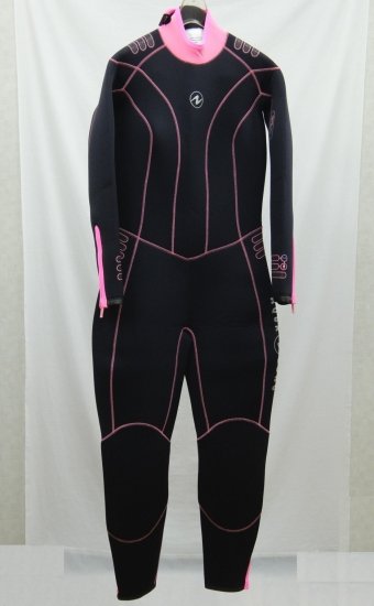 [ アクアラング ]　Pleasant 5.5　Wet Suits　プレザント フル スーツ （ブラック×ピンク/ウィメンズ） ‘１８ - POIPU  NET SHOP