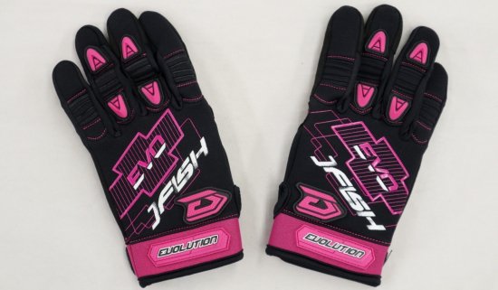 ジェイフィッシュ ] EVOLUTION GLOVE エボ グローブ（ブラック×ピンク/春・秋用 ）'２２ - POIPU NET SHOP