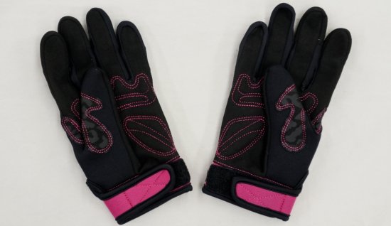 ジェイフィッシュ ] EVOLUTION GLOVE エボ グローブ（ブラック×ピンク/春・秋用 ）'２２ - POIPU NET SHOP