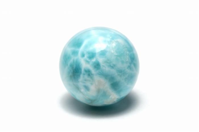 大玉！ラリマー 高品質・ドミニカ産]ラリマー丸玉/スフィア - 埼玉県吉川市の