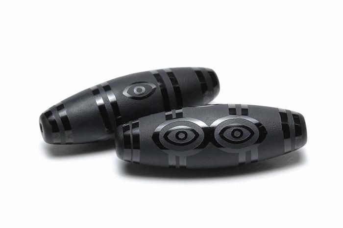 モリオン(黒水晶)龍眼天珠 MORZI-003｜魔除け効果の