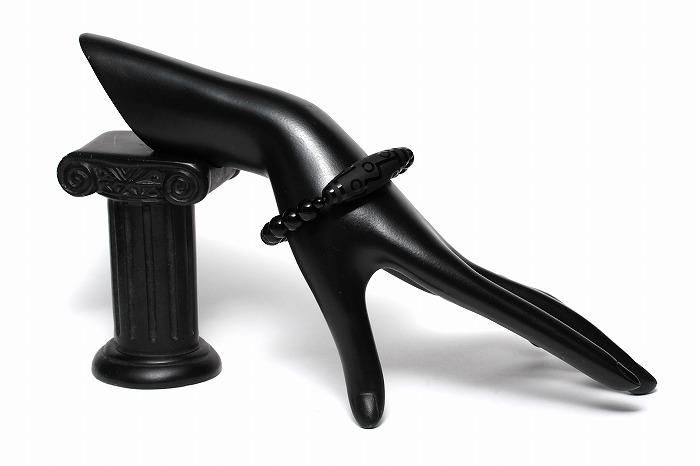 AAAランク】モリオン(黒水晶)九眼天珠ブレスレット【4・8mm玉】MODBR