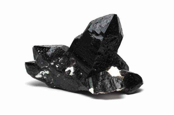 モリオン(黒水晶) クラスター モリオン(黒水晶)クラスター【Mサイズ】MOCLM-168｜魔除け効果の