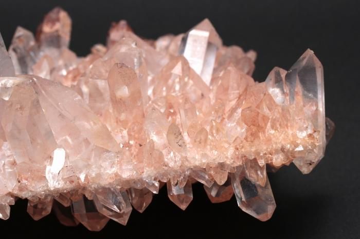 【強力浄化】ヒマラヤ水晶クラスター ⭐ピンクカルサイト共生￼￼N125 マニカラン水晶クラスター【Lサイズ】CLMAL-037｜浄化力の強いヒマラヤ