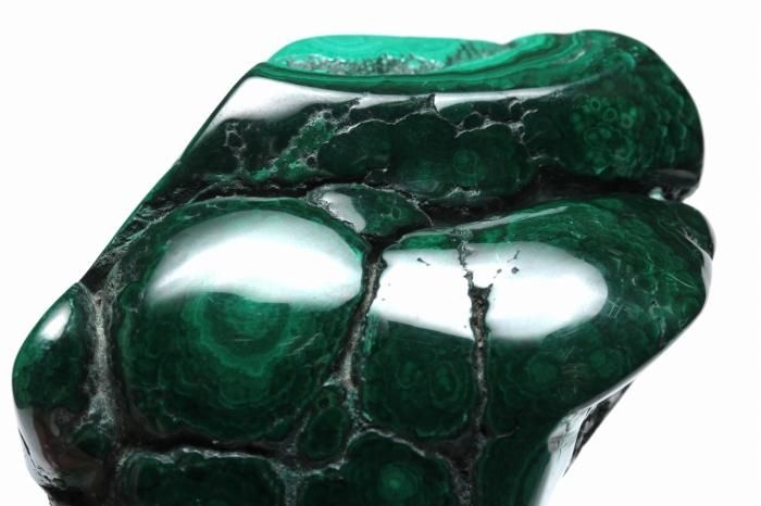 マラカイト原石　在庫整理中❣プロフ必読❢ マラカイト原石【磨き加工】MLCOR-009｜直感力・洞察力を高める