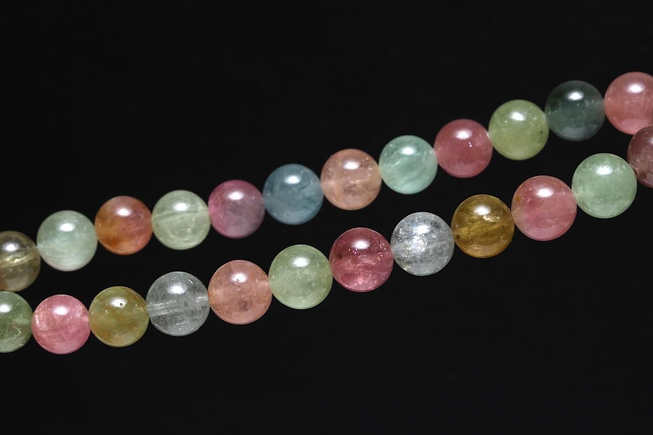 キャンディーカラートルマリンブレスレット【7mm玉】TRMBR-039