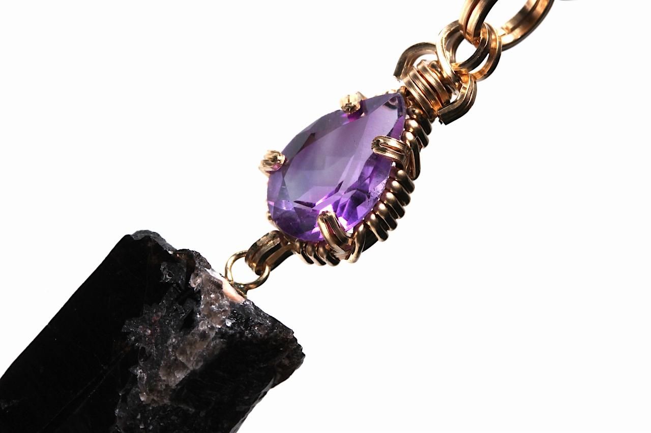 モリオンとアメジストで魔除けが最強化したかも！綺麗！さらにアクアマリンも！ モリオンとアメジストで魔除けが最強化したかも！綺麗！さらに