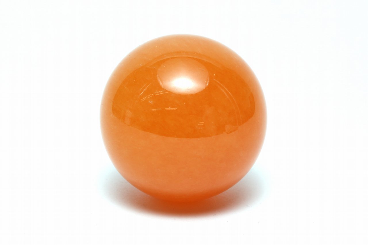 オレンジカルサイト丸玉【51.8mm】CLABA-005｜ポジティブなエネルギー 
