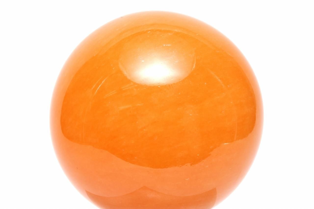 オレンジカルサイト丸玉【51.8mm】CLABA-005｜ポジティブな