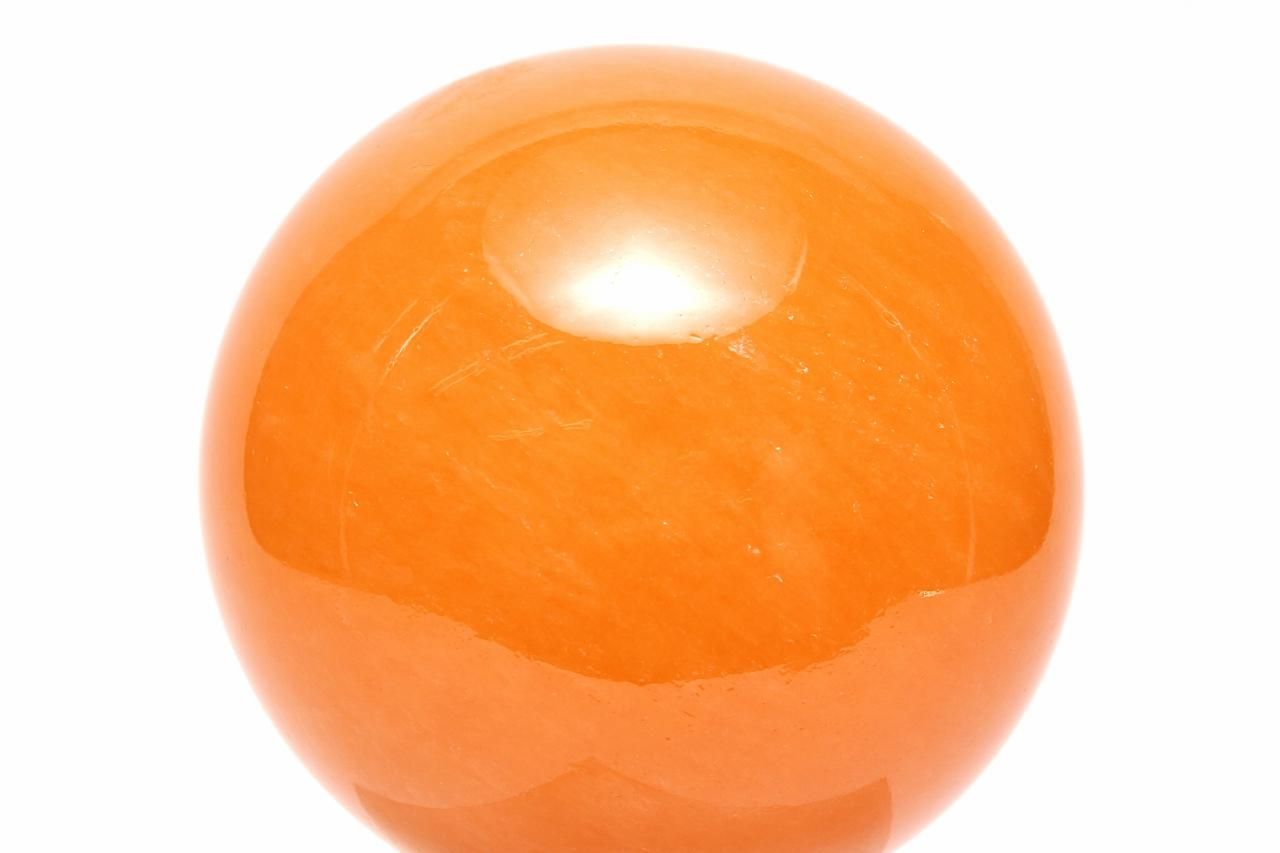 オレンジカルサイト丸玉【51.8mm】CLABA-005｜ポジティブな