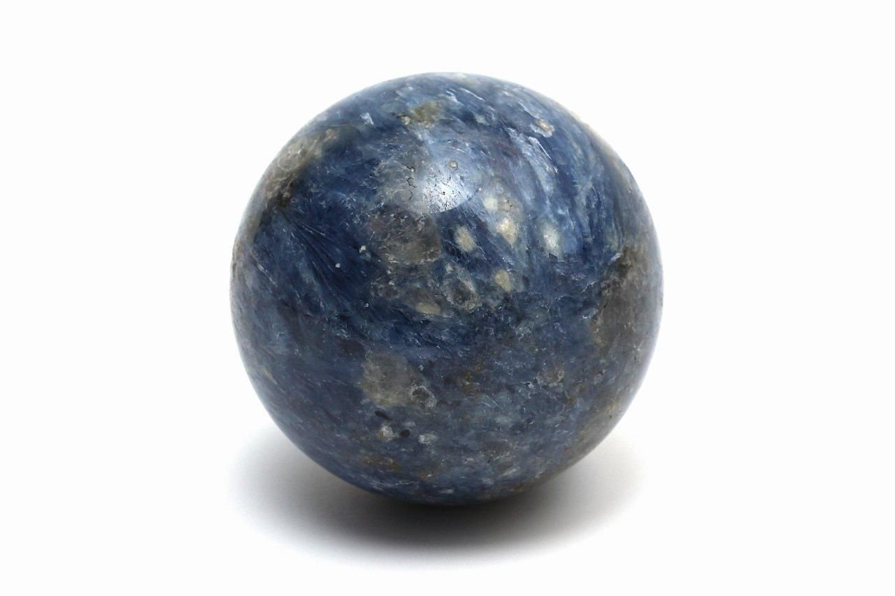 ブラジル産カイヤナイト丸玉【59.0mm】KYNBA-003｜悪習慣から脱却